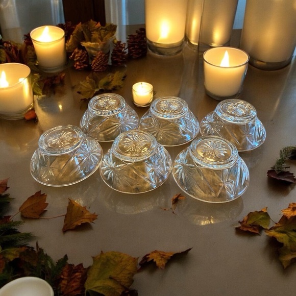 Vintage Anchor Hocking “Prescut” Custard Cups / Bowls in mint condition - Picture 4 of 5